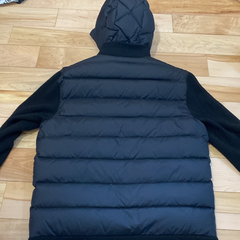 Men's Woolrich Black Puffer and Wool Jacket - Picture 10 of 16